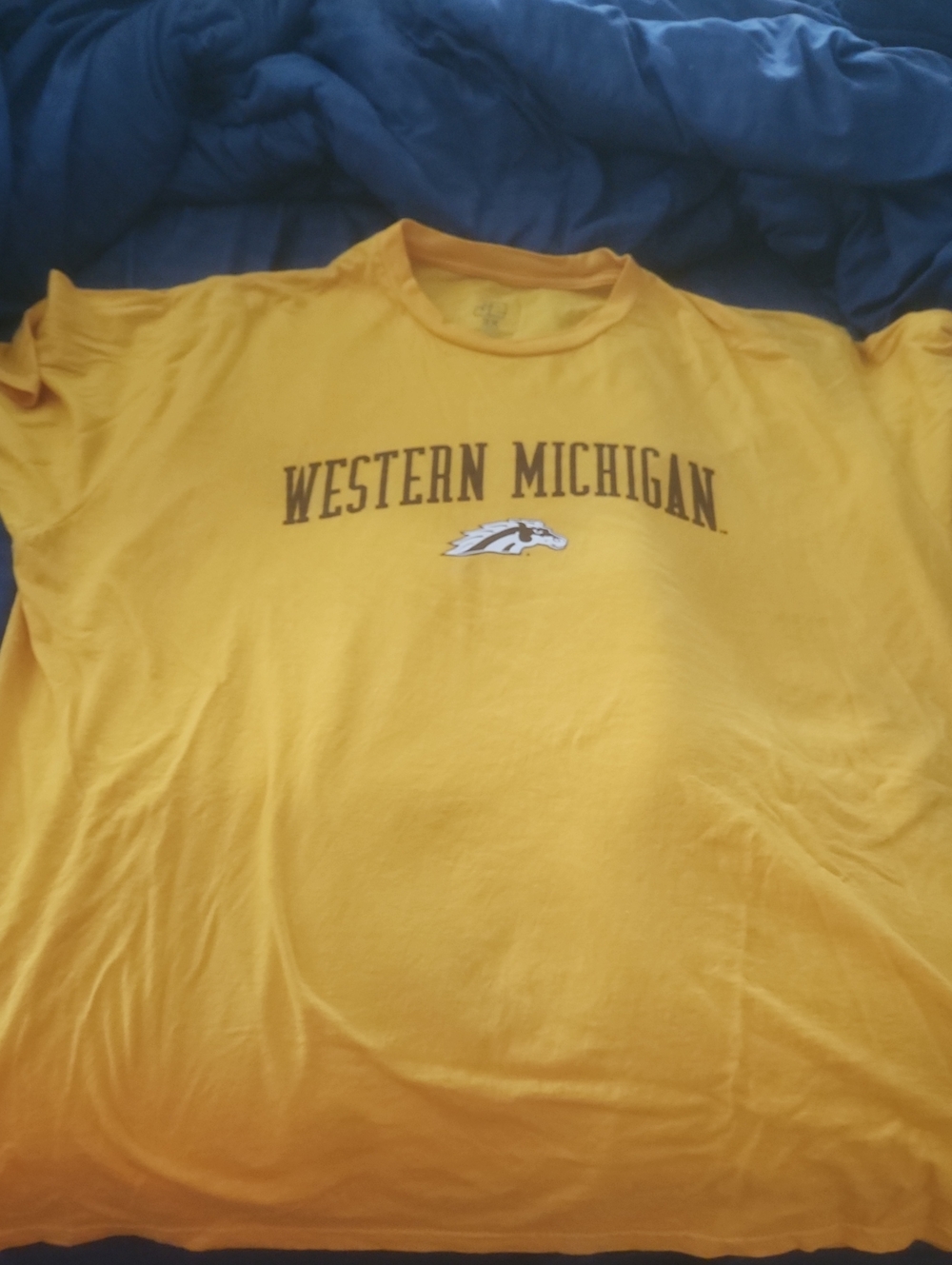 Western Michigan Gold Crewneck T‑Shirt